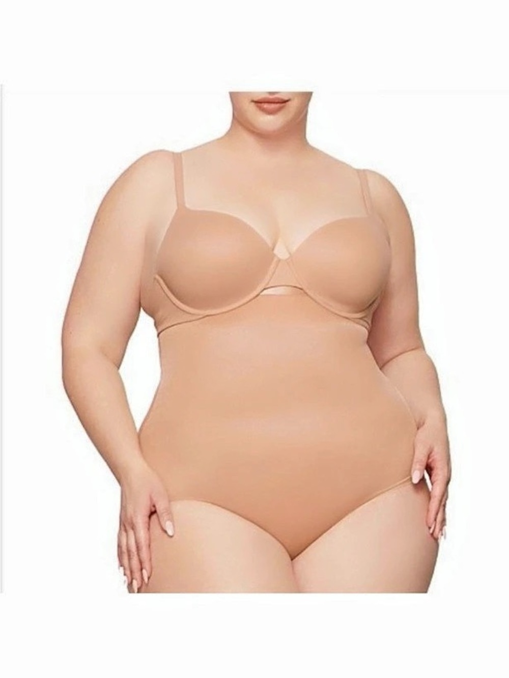 SKIMS Seamless Sculpt High Waist Brief Sand 4X